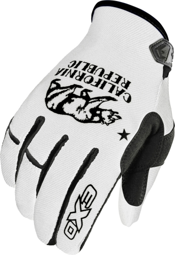 Scorpion - Scorpion Moto-Flex Golden State Gloves - G48-055 - White/Black - Large