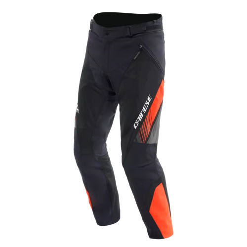 Dainese - Dainese Drake 2 Air Absoluteshell Pants - 2016700002-628-54 - Black/Red Fluorescent - 54