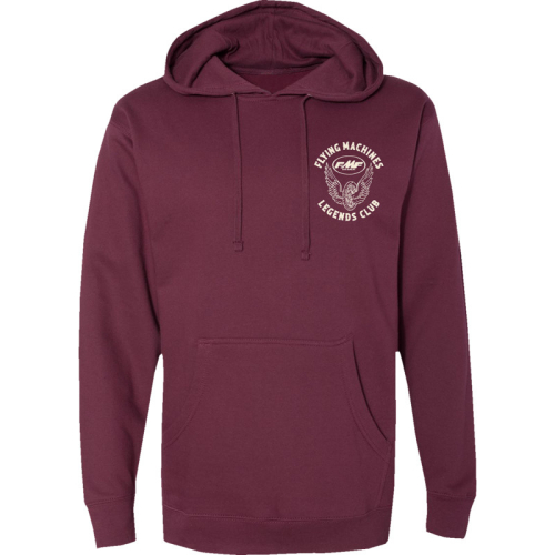 FMF Racing - FMF Racing Loyalty Hoodie - FA24121901MRNSM - Maroon - Small