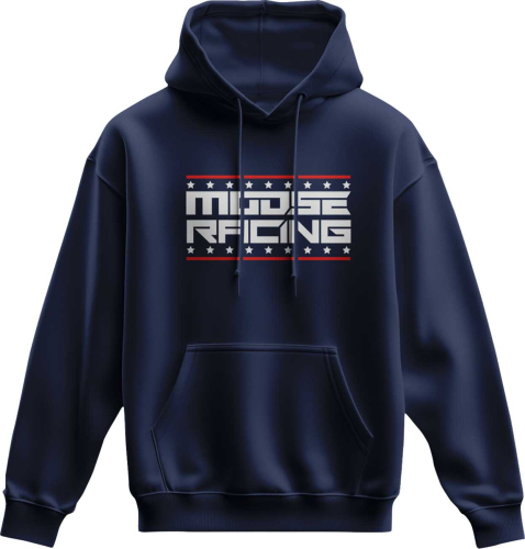 Moose Racing - Moose Racing All-American Youth Hoodie - 3052-0700 - Navy - Large