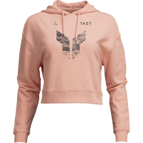 Thor - Thor Iconic Pullover Crop Womens Hoodie - 3051-1251 - Pink - Large