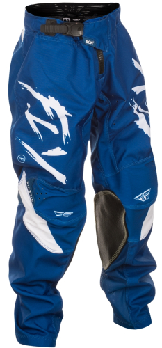 Fly Racing - Fly Racing Kinetic Stoke Youth Pants - 378-53618 - Navy/White - 18