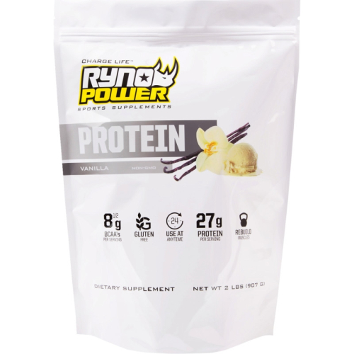 Ryno Power - Ryno Power Protein Powder - Vanilla Flavor - 2lb. - PPV4664
