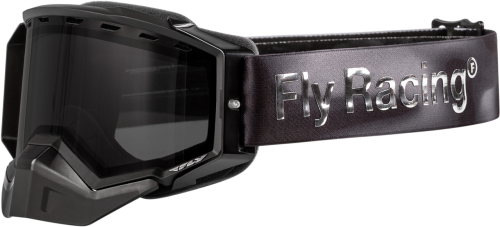 Fly Racing - Fly Racing Zone Elite Legacy Snow Goggles - FLB-24ZP3 - Black/Gray/Black Mirror Smoke Lens - OSFM