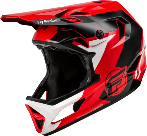 Fly Racing - Fly Racing Rayce Helmet - 73-3611S - Red/Black/White - Small