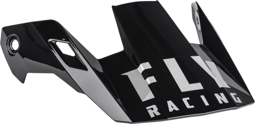 Fly Racing - Fly Racing Visor for Rayce Helmets - Black/White - 73-91154