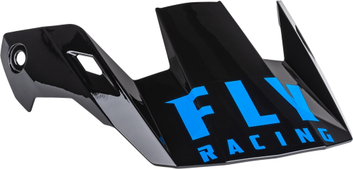 Fly Racing - Fly Racing Visor for Rayce Helmets - Black/Blue - 73-91153