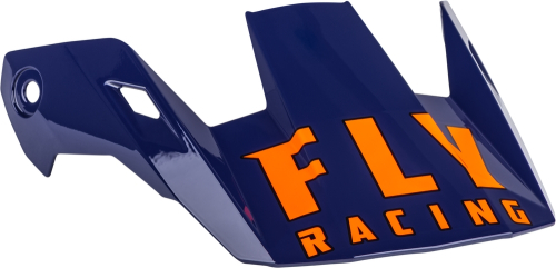 Fly Racing - Fly Racing Visor for Rayce Helmets - Navy/Orange/Red - 73-91156