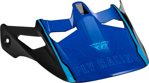 Fly Racing - Fly Racing Visor for Werx-R Helmets - Blue Carbon - 73-92841