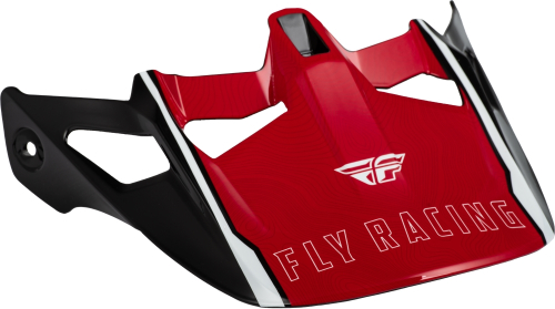 Fly Racing - Fly Racing Visor for Werx-R Helmets - Red Carbon - 73-92844