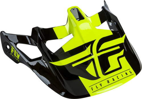 Fly Racing - Fly Racing Visor for Werx Imprint Helmets - Black/Hi-Vis - FL04-11-VISOR