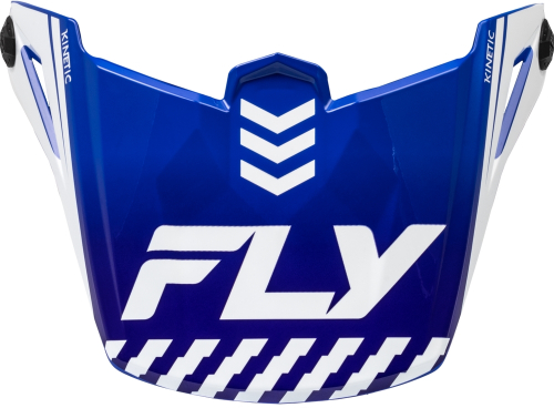 Fly Racing - Fly Racing Visor for Kinetic Menace Helmets - Blue/White - F73-8669