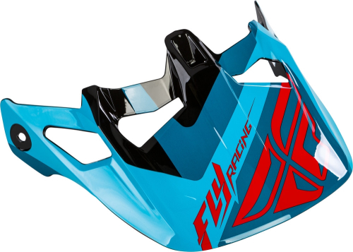 Fly Racing - Fly Racing Visor for Werx Ultra Helmets - Blue/Red/Black - 73-92802