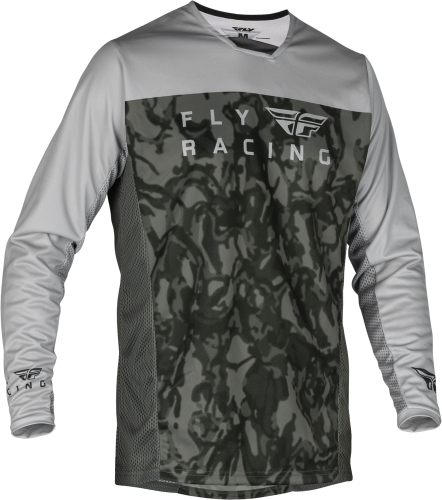 Fly Racing - Fly Racing Radium Youth Jersey - 376-052YL - Dark Gray/Camo - Large