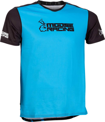 Moose Racing - Moose Racing MTB Short Sleeve Jersey - 5020-0206 - Blue - Large