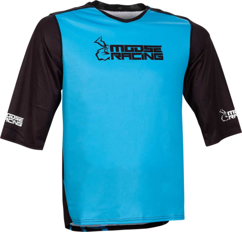 Moose Racing - Moose Racing MTB 3/4 Sleeve Jersey - 5020-0250 - Blue - Small