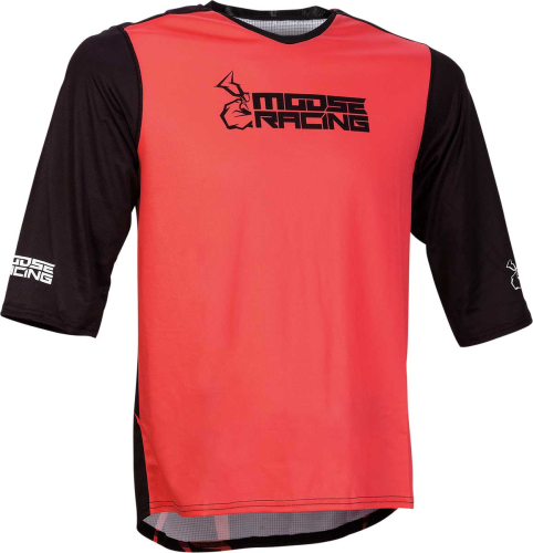 Moose Racing - Moose Racing MTB 3/4 Sleeve Jersey - 5020-0245 - Red - Medium