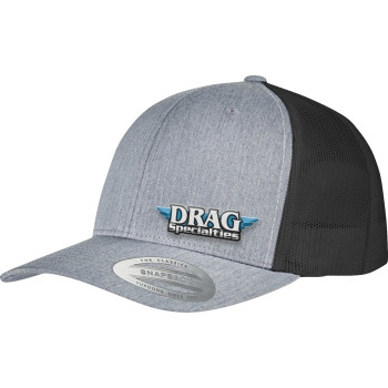 Drag Specialties - Drag Specialties Drag Specialties Hats - 2501-4046 - Gray/Black - OSFM