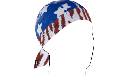 Zan Headgear - Zan Headgear Sportflex Series Flydanna - ZL602 - Stars and Stripes Tie Dye - OSFM