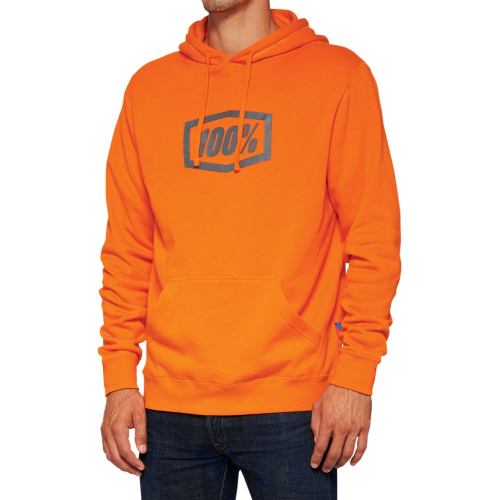 100% - 100% Pullover Hoodie - 20029-00020 - Icon Orange - Small