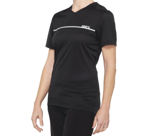 100% - 100% Ridecamp Womens Jersey - 40035-00003 - Black/Gray - X-Large