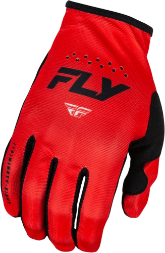 Fly Racing - Fly Racing Lite Gloves - 377-712XS - Red/Black - X-Small