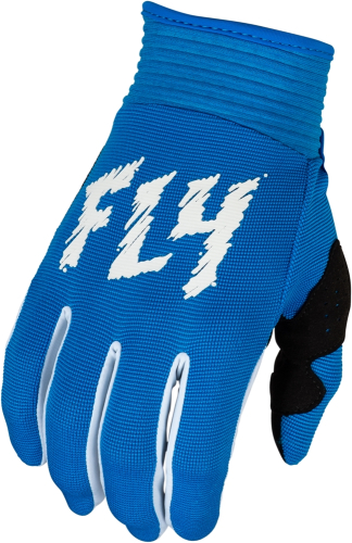 Fly Racing - Fly Racing F-16 Youth Gloves - 377-213Y2XS - True Blue/White - 2XS