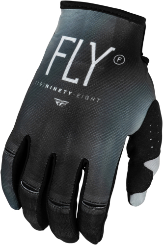 Fly Racing - Fly Racing Kinetic Prodigy Youth Gloves - 377-515YL - Black/Light Gray - Large