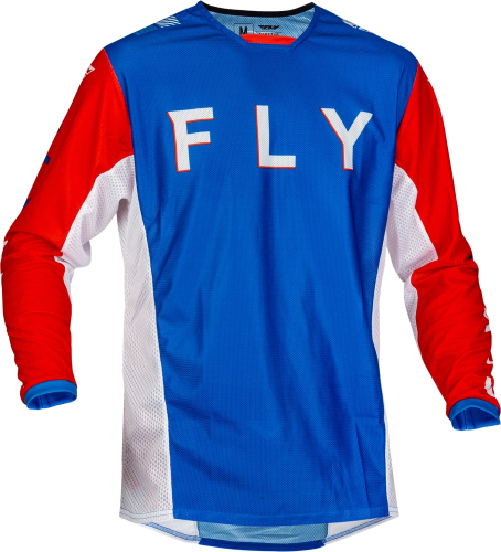 Fly Racing - Fly Racing Kinetic Mesh Kore Jersey - 377-317X - Red/White/Blue - X-Large