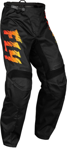 Fly Racing - Fly Racing F-16 Youth Pants - 377-23124 - Black/Yellow/Orange - 24