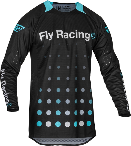 Fly Racing - Fly Racing Evolution DST SE Strobe Jersey - 377-1242X - Black/Electric Blue - 2XL