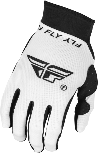Fly Racing - Fly Racing Pro Lite Gloves - 377-045X - White/Black - X-Large