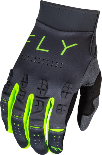Fly Racing - Fly Racing Evolution DST Gloves - 377-1112X - Charcoal/Neon Green - 2XL