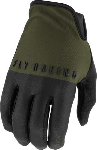 Fly Racing - Fly Racing Media Youth Gloves - 350-0122YL - Dark Forest/Black - Large