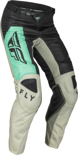 Fly Racing - Fly Racing Kinetic Jet Pants - 376-53040 - Black/Mint/Gray - 40