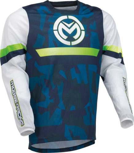 Moose Racing - Moose Racing Sahara Jersey - 2910-7216 - Blue/White/Black - Small