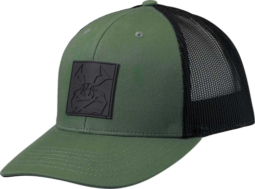 Moose Racing - Moose Racing Embossed Agroid Hat - 2501-4009 - Green/Black - OSFM