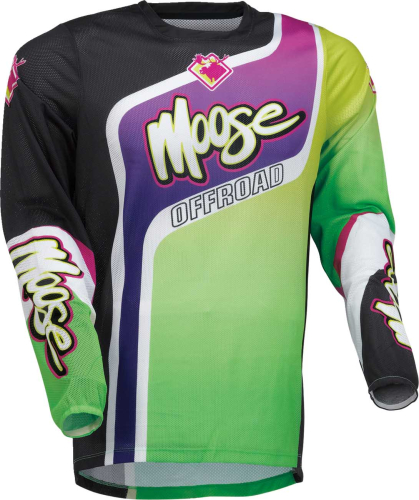 Moose Racing - Moose Racing Sahara Jersey - 2910-7233 - Purple/Green - 3XL