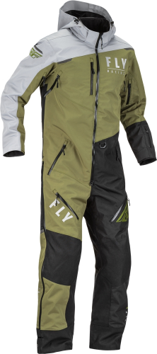 Fly Racing - Fly Racing Cobalt Monosuit Shell - 470-4353M - Olive/Gray - Medium