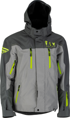 Fly Racing - Fly Racing Incline Jacket - 470-4105S - Black/Gray/Hi-Vis - Small