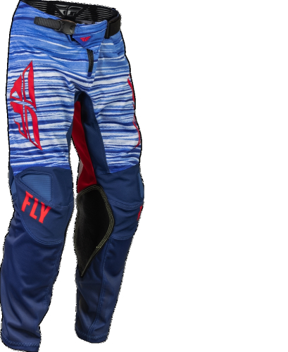 Fly Racing - Fly Racing Kinetic Mesh Youth Pants - 376-34424 - Red/White/Blue - 24