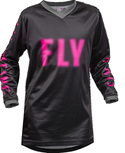 Fly Racing - Fly Racing F-16 Youth Jersey - 376-221YL - Black/Pink - Large