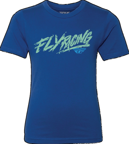 Fly Racing - Fly Racing Fly Khaos Youth T-Shirt - 352-0021YS - Blue - Small