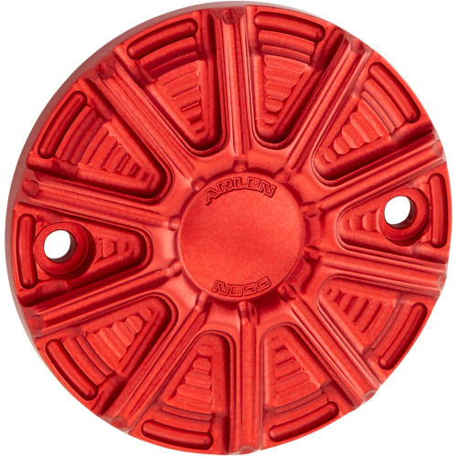 Arlen Ness - Arlen Ness Ness-Tech Points Cover - 10-Gauge - Red Anodized - 700-014