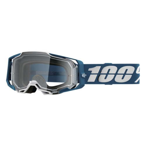 100% - 100% Armega Albar Goggles - 50004-00005 - Turquoise/White / Clear Lens - OSFM