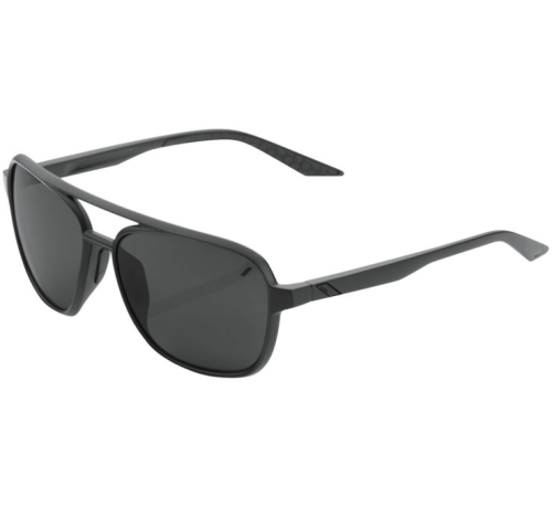 100% - 100% Kasia Aviator Sunglasses - 60017-00000 - Matte Black / Black Lens - OSFM
