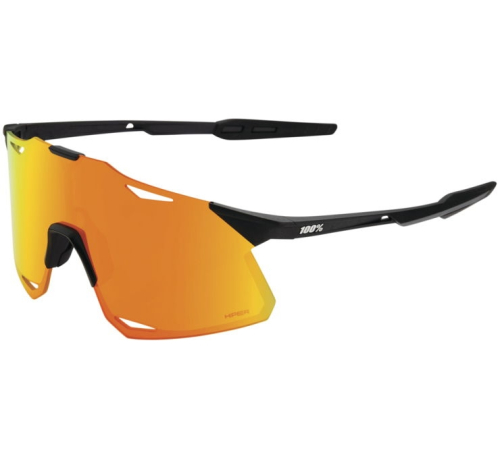 100% - 100% Hypercraft Sunglasses - 60000-00006 - Matte Black / Red Mirror Lens - OSFM