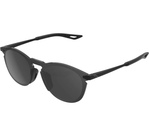 100% - 100% Legere UltraCarbon Round Sunglasses - 60019-00000 - Polished Black / Smoke Lens - OSFM