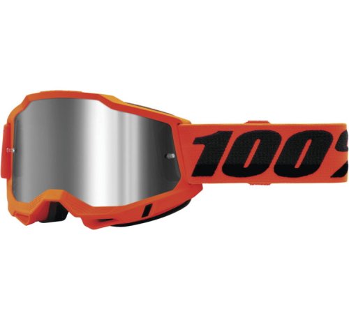 100% - 100% Accuri 2 Goggles - 50014-00004 - Orange / Silver Mirror Lens - OSFM