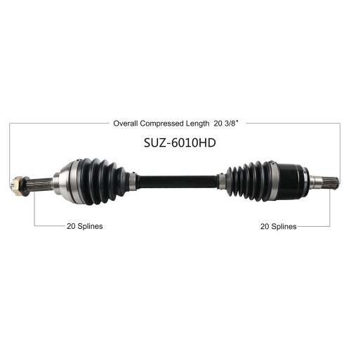 Open Trail - Open Trail HD 2.0 Front Axle - SUZ-6010HD